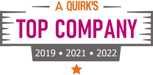 A Quirk's Top Company - 2019, 2021, 2022